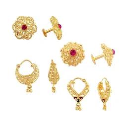 VIVASTRI Women Gold-Plated Alloy Earrings-picture-20