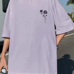 Rigo Men Typography Printed Drop-Shoulder Sleeves T-shirt image 2