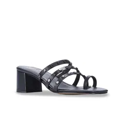 Saint G Women Leather Block Sandals-image-93