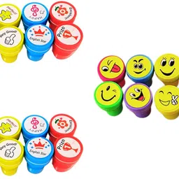 shubhkraft Party favor return gift self-inking stamper with colorful Emojis ( 30 Pcs)-picture-14