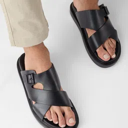 Regal Men Leather Comfort Sandals-image-88
