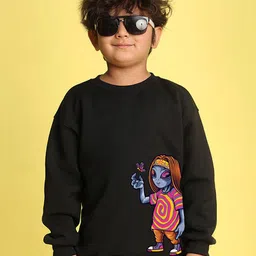 NUSYL Boys Graphic Printed Round Neck Long Sleeves Pullover Sweatshirt-image-37