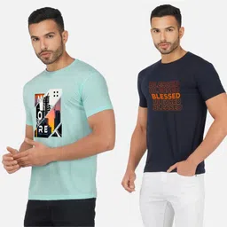 GLOBAL NOMAD Men 2 Printed Bio Finish Pockets T-shirt image 3