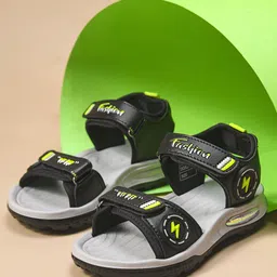 KATS Boys Patterned Velcro Sandals-image-10