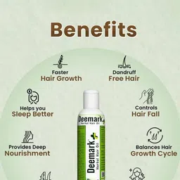 DEEMARK Set Of 4 Herbal Hair Oil Plus With Amla - 200 ml Each image 4