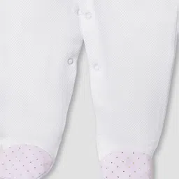 Giggles by Babyshop Girls Embroidered Sleepsuit image 4