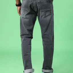 V-Mart Men Regular Fit Mid-Rise Light Fade Stretchable Jeans image 4