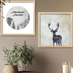 WALLLANE Set of 2 Modern Wood Wall Art image 3