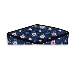 The Furnishing Tree Washing Machine Cover Floral Pattern Blue Compatible for Whirlpool 6.2 Kg Fully image 4