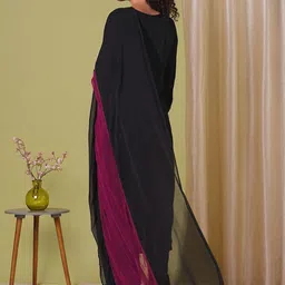 Moda Rapido Women Solid Kurta with Palazzos & Dupatta image 5