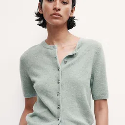 H&M Women Front Open Knitted Cardigan image 2