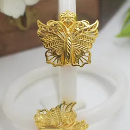 SATTIK (Pack of 2) Plastic Gold-plated Shakha Pola image 1