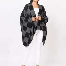 Anouk Women Checked Shrug image 2