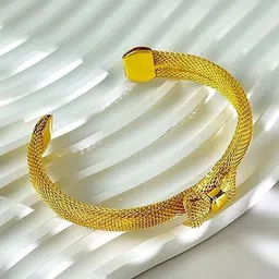 Aurelva Women 2 Gold-Plated Wraparound Bracelet image 5