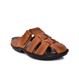 ROYAL CRUZZ Men Leather Shoe-Style Sandals-image-81
