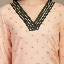 Anouk Women Ethnic Motifs Printed Regular Kurta with Palazzos image 4