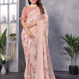Moda Rapido Women Floral Print Daily Wear Saree-picture-14