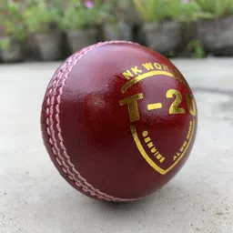 nk world T-20 Red Cricket Leather Ball / Red Machine Stitching Cricket Ball Cricket Leather Ball-picture-34