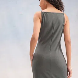 Tokyo Talkies Women Solid Bodycon Mini Dress image 5