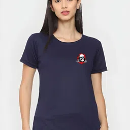 SZN Women Printed Applique T-shirt-image-73