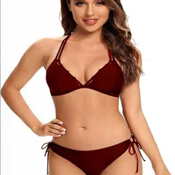 MEDHA INDUSTRIES Halter Neck Swim Bikini Set image 3