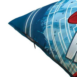 Marvel Red & Blue Printed Square-Shaped Pre-Filled Cushion With Cover image 4