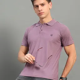 STELVIN Men Solid Polo Collar Cotton T-shirt-picture-42