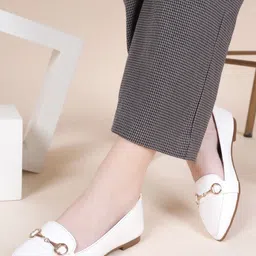 Cogner Women Mules with Buckles Flats-picture-12