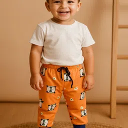 CORTICA Boys Pack Of 3 Printed Woolen Mid-Rise Joggers image 5