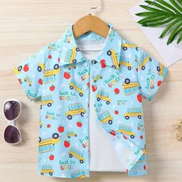 Maitri Fashion Unisex Kids Relaxed Polka Dot Printed Casual Shirt-picture-22