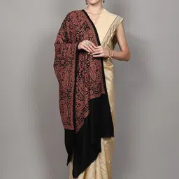 Exotic India Paisley Embroidered Shawl image 2