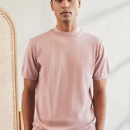 Mr Bowerbird Men High Neck Pockets Slim Fit T-shirt-picture-11
