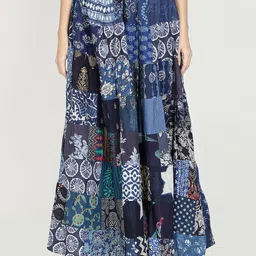 Cloth Bites Printed A-Line Maxi Skirt-picture-16