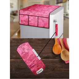 E-Retailer 2 Pieces Appliance Cover Combo Refrigerator Top Cover & Fridge Handle Cover-picture-14