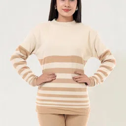 The Zigar Studio Striped Round Neck Top & Trousers Co-Ords Set image 5