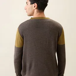 Raymond Men Colourblocked Pullover image 5