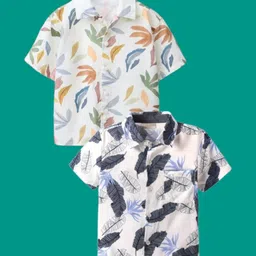 BAESD Boys Classic Floral Printed Casual Shirt-picture-40