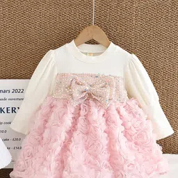 YK Girls Embellished Fit & Flare Dress-picture-16
