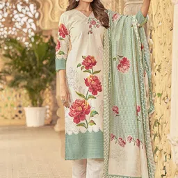 Stylee LIFESTYLE Embroidered Pure Silk Unstitched Dress Material-picture-23