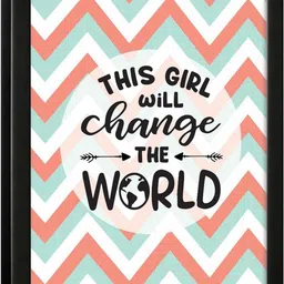 Chaka Chaundh Multicoloured Synthetic Wood Wall Art image 2