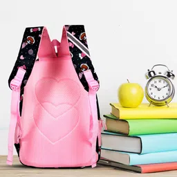 tinytot Black School Backpack with Pencil Pouch for 3rd - 10th Std. , Age 7 to 15 Waterproof School Bag image 4