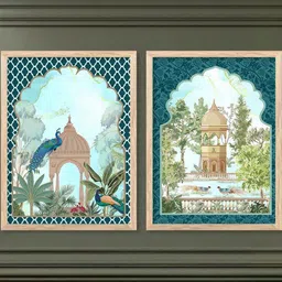 WALLLANE Brown Wood Wall Art-picture-10