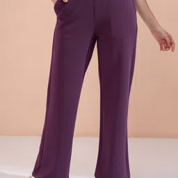 Tokyo Talkies Women Straight Fit Trousers-picture-29