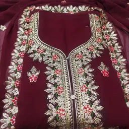 Suha Embroidered Unstitched Dress Material-picture-23