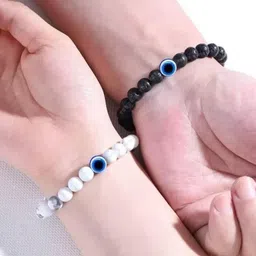 Divine souvenirs Unisex Set Of 2 Artificial Beaded Bracelets image 3