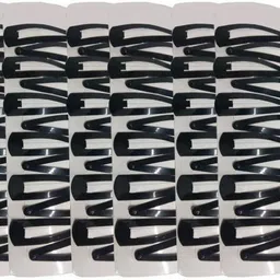 kirti kanchan Hair Pins Tik Tok Tic Tac Hair Pins Clips for Women and Girls - Black Tic Tac Clip-picture-12