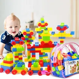 devdarsh Blocks Building Deluxe Bag Packing,Best Gift Toy,Block Game for Kids & Children image 3