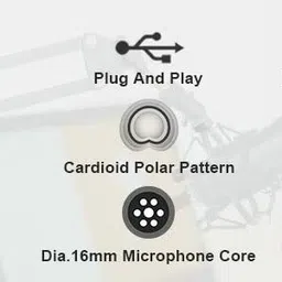 audio array Mic Kit For Gaming,Singing & Podcasting | USB Condenser Microphone image 2