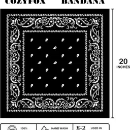 bnb Men Printed Bandana image 2