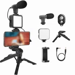 FITRIC Vlogging Kit for Recording YouTube Videos, Podcasting & Content Creation Monopod Tripod Kit, Monopod Kit, Tripod-picture-18